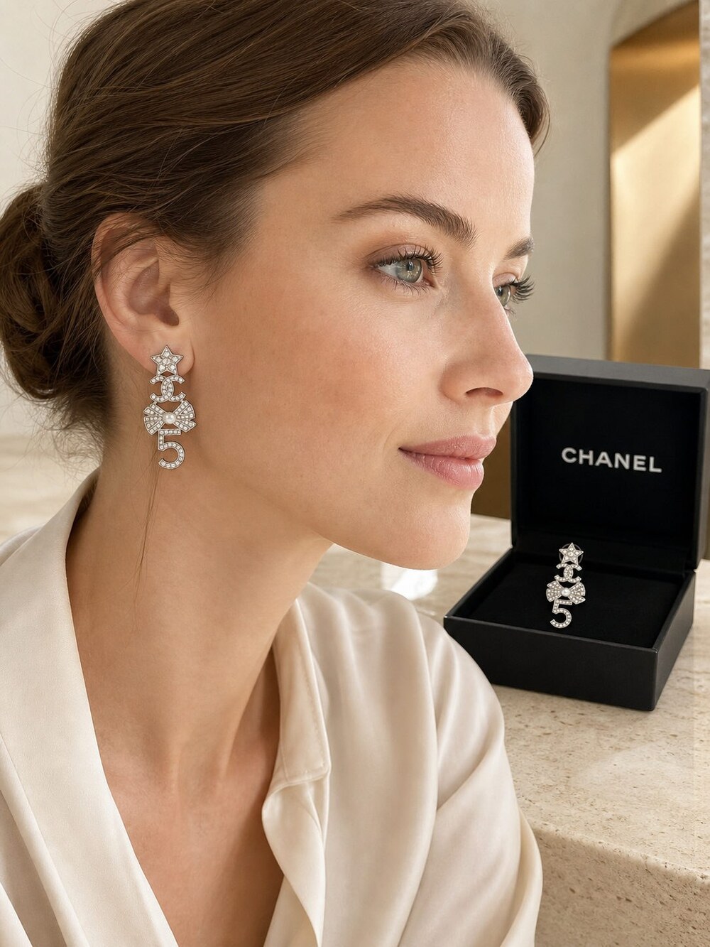 CHANEL Classic Parisian Earrings Style 15 | New with Box - Picture 9 of 9